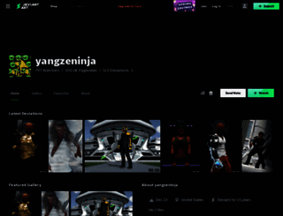 yangzeninja.deviantart.com screenshot