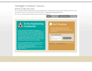 yankeecandlefundraising.com screenshot