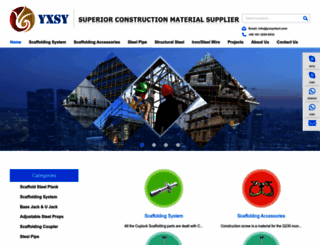 yanxinsteel.com screenshot
