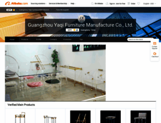 yaqifurniture.en.alibaba.com screenshot