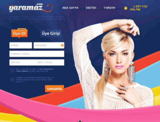 yaramazmail.com screenshot