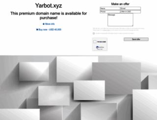 yarbot.xyz screenshot
