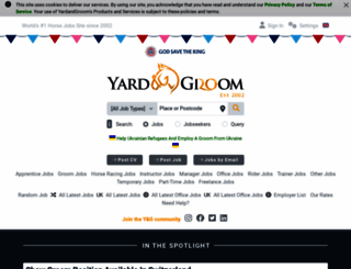 yardandgroom.co.uk screenshot