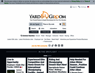yardandgroom.com screenshot