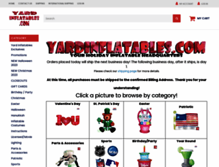 yardinflatables.com screenshot