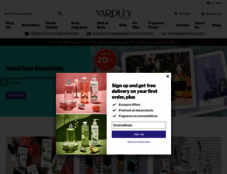 yardleylondon.co.uk screenshot