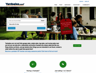 yardsales.com screenshot