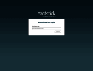 yardstickadmin.com screenshot