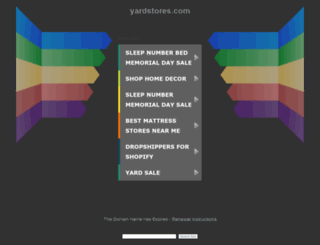 yardstores.com screenshot
