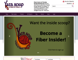 yarn-soup.com screenshot