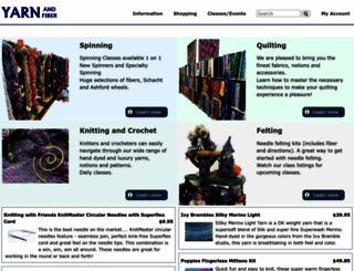 yarnandfiber.com screenshot