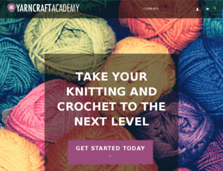 yarncraftacademy.com screenshot