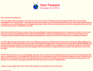 yarnforward.com screenshot
