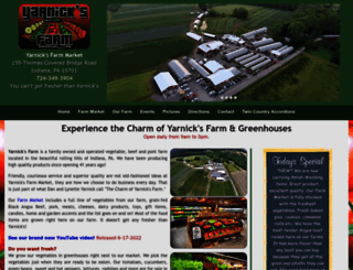 yarnicksfarm.com screenshot