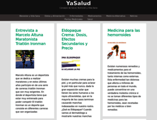 yasalud.com screenshot