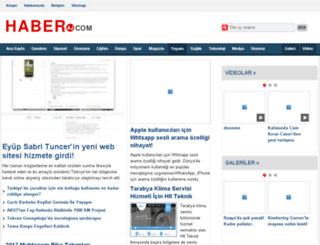 yasam.haberaj.com screenshot