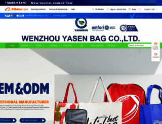 yasenbag.en.alibaba.com screenshot