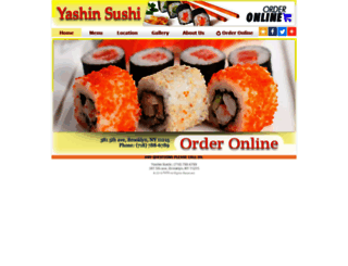 yashinsushibrooklyn.com screenshot