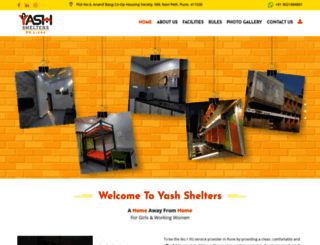 yashshelters.com screenshot