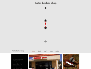 yatesbarbershop.com screenshot