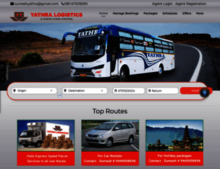 yathralogistics.com screenshot