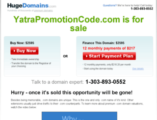 yatrapromotioncode.com screenshot