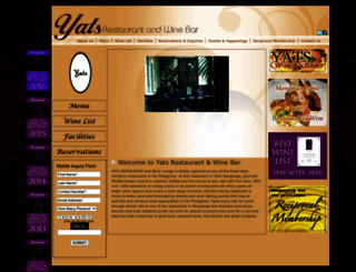 yatsrestaurant.com screenshot