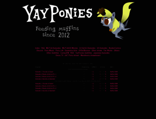 yayponies.no screenshot
