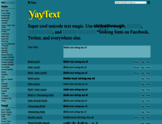 yaytext.com screenshot