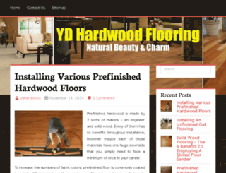 ydhardwoodflooring.com screenshot