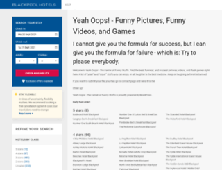 yeah-oops.com screenshot