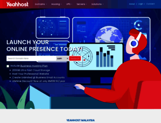 yeahhost.com.my screenshot