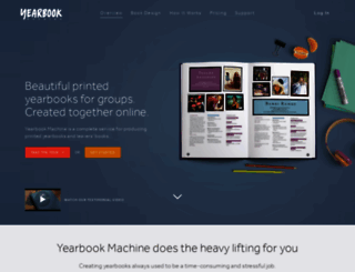 yearbookmachine.com screenshot