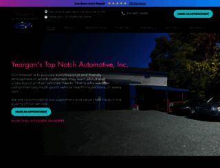 yeargansauto.com screenshot