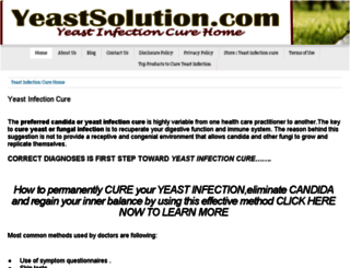 yeastsolution.com screenshot
