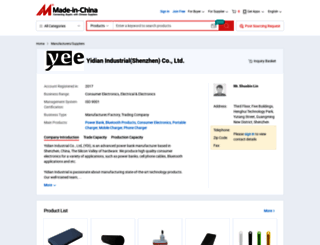 yeedian.en.made-in-china.com screenshot