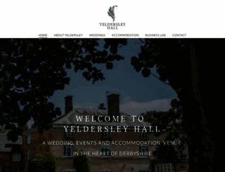 yeldersleyhall.co.uk screenshot