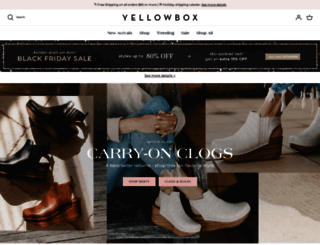 yellowboxshoes.com screenshot
