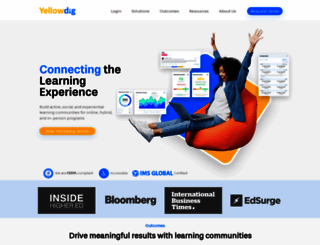 yellowdig.com screenshot