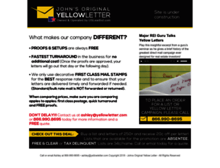 yellowletter.com screenshot