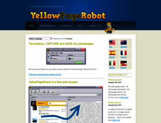 yellowpagerobot.com screenshot