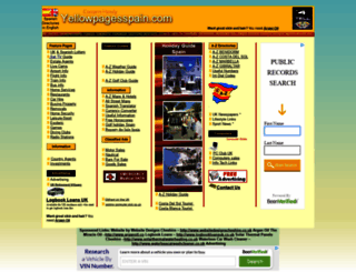 yellowpagesspain.com screenshot