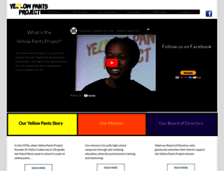 yellowpantsproject.org screenshot