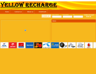 yellowrecharge.in screenshot
