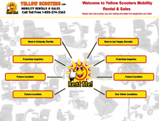 yellowscooters.com screenshot