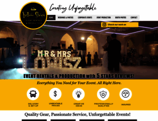 yellowshoesevents.com screenshot