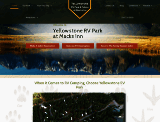 yellowstonervpark.com screenshot