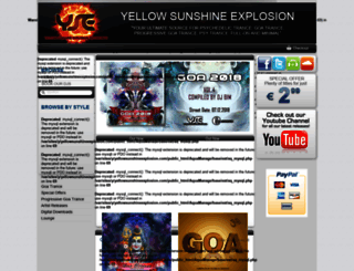 yellowsunshineexplosion.com screenshot
