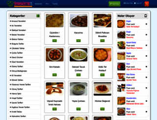 yemeklerim.com screenshot