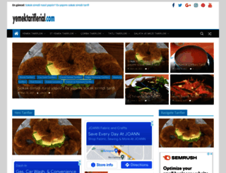 yemektariflerial.com screenshot
